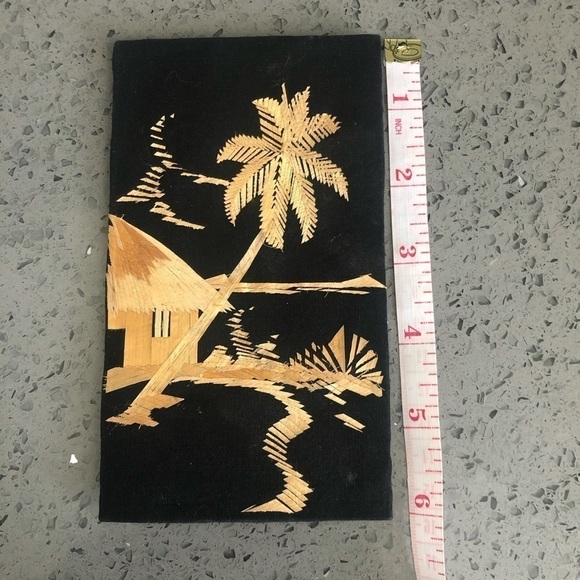 Decorative Canvas Artwork with Straw Landscape - Picture 5 of 6